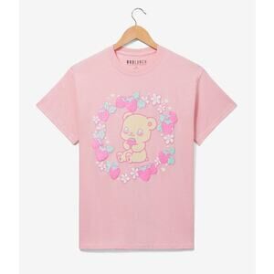 Strawberry Bear Portrait Women's Plus Size Pink T-Shirt Tee Size 2X NWT New